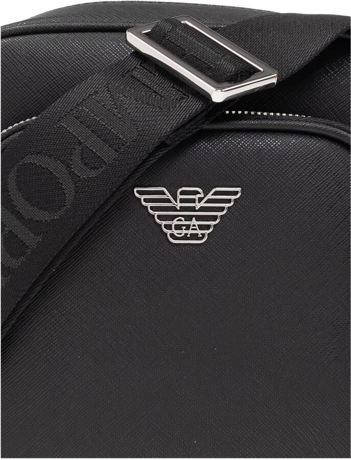 Emporio Armani Stijlvolle Crossbody Tas met Verstelbare Band Black Heren - Foto 3