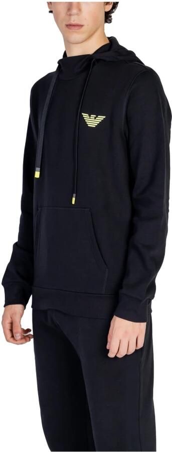 Emporio Armani Zwarte Hoodie Herfst Winter Stijl Black Heren - Foto 3