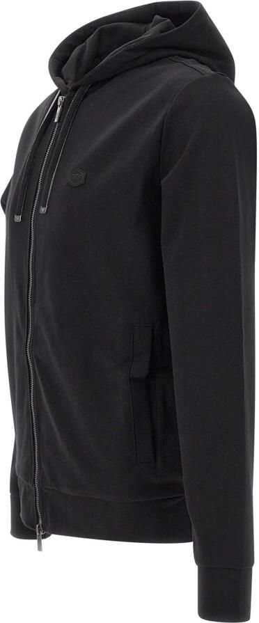 Emporio Armani Blauwe Zip-through Sweatshirt met Logo Appliqué Blue Heren - Foto 11