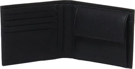 Emporio Armani Zwarte portemonnee met stoffen en bonded lederen voering Black Heren - Foto 4