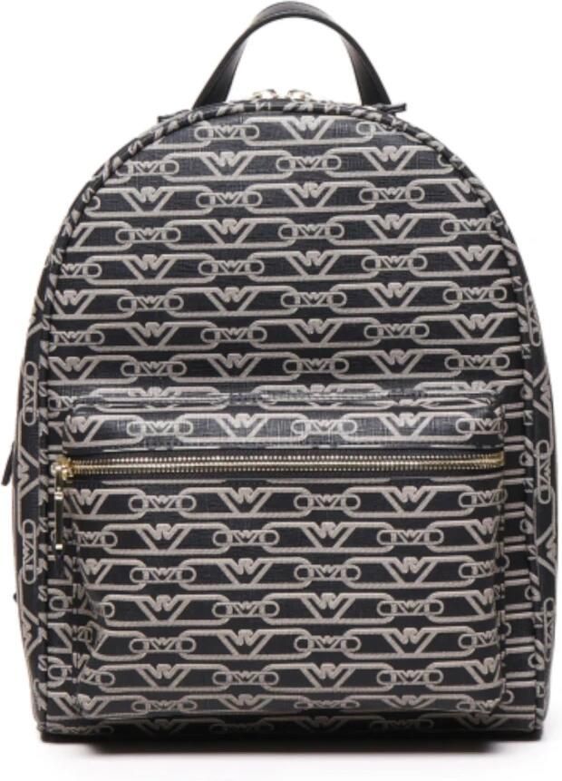 Emporio Armani Stijlvolle Rugzak van Synthetisch Leer met Logo Black Dames - Foto 6