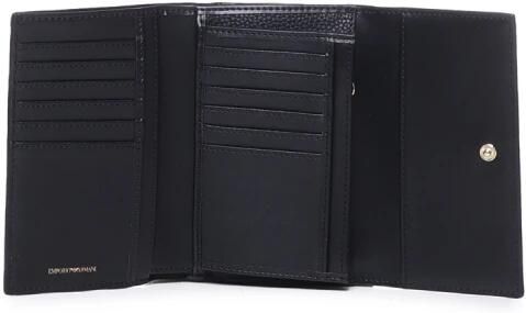 Emporio Armani Zwarte leren portemonnee Y3H326-Yvz7B 80001 Black Unisex - Foto 4