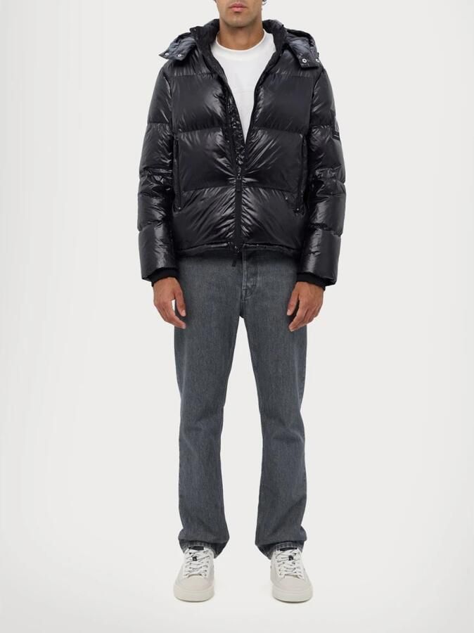 Armani Exchange Zwarte Polyamide Jack met Strak Ontwerp Black Heren - Foto 2