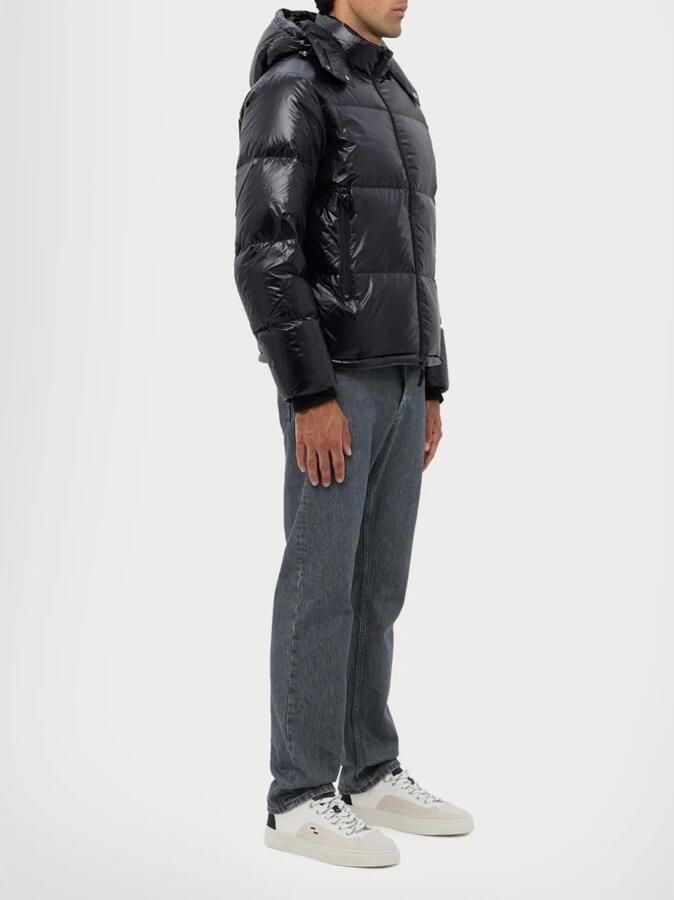 Armani Exchange Zwarte Polyamide Jack met Strak Ontwerp Black Heren - Foto 3