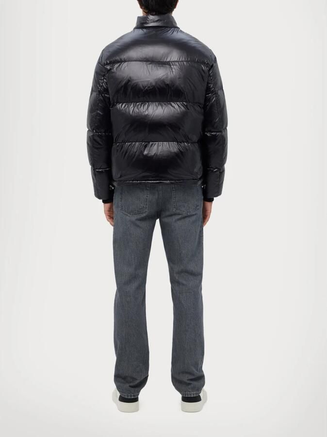 Armani Exchange Zwarte Polyamide Jack met Strak Ontwerp Black Heren - Foto 4