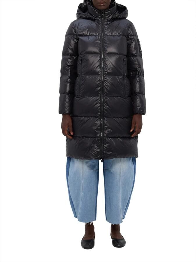 Armani Exchange Zwarte Polyamide Dames Herfst Winter Jas Black Dames - Foto 2