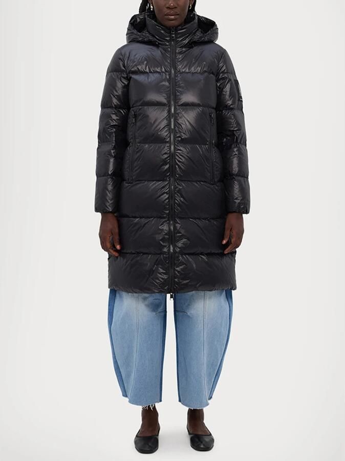 Armani Exchange Zwarte Polyamide Dames Herfst Winter Jas Black Dames - Foto 3