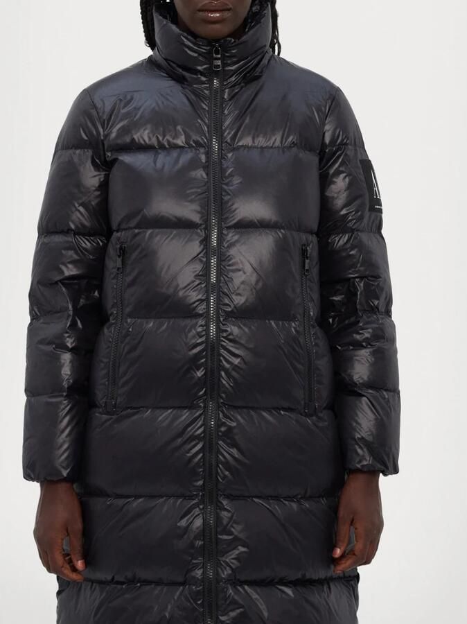 Armani Exchange Zwarte Polyamide Dames Herfst Winter Jas Black Dames - Foto 6