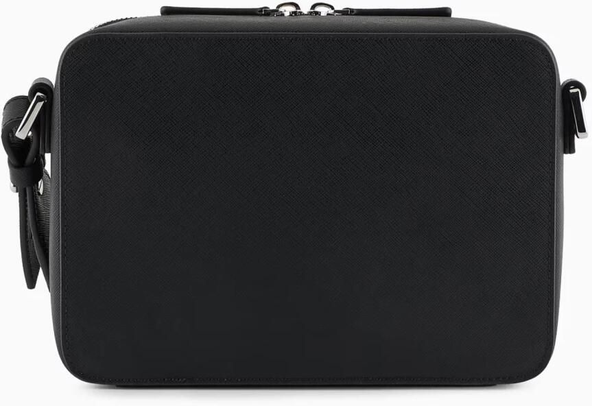 Emporio Armani Zwarte Saffiano Adelaar Clutch Tas Black Heren - Foto 5