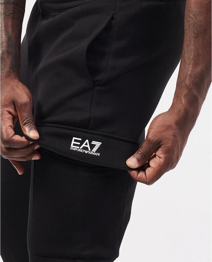 Emporio Armani EA7 Heren Jogger Sportbroek met Zakken Black Heren