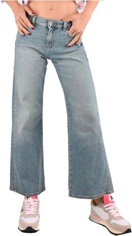 Emporio Armani Trendy Flared Jeans Blue Dames