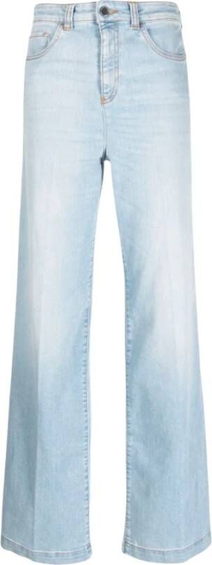 Emporio Armani Klassieke Straight Fit Denim Jeans Blue Dames
