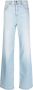 Emporio Armani Klassieke Straight Fit Denim Jeans Blue Dames - Thumbnail 1