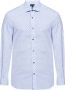 Emporio Armani Blauw Regular Fit Overhemd met Lange Mouwen en All Over Eagle Logo Xxxl Blue Heren - Thumbnail 2