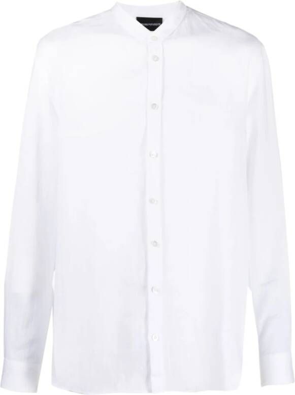 Emporio Armani Formal Shirts Wit Heren