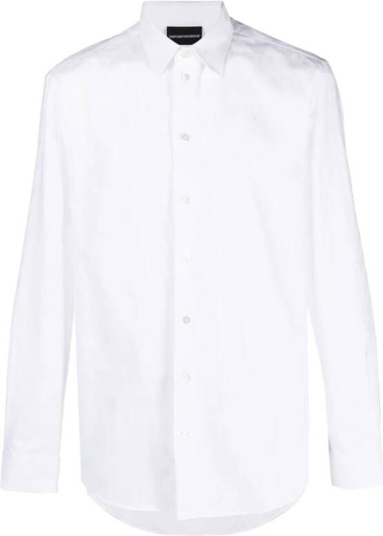 Emporio Armani Formal Shirts Wit Heren