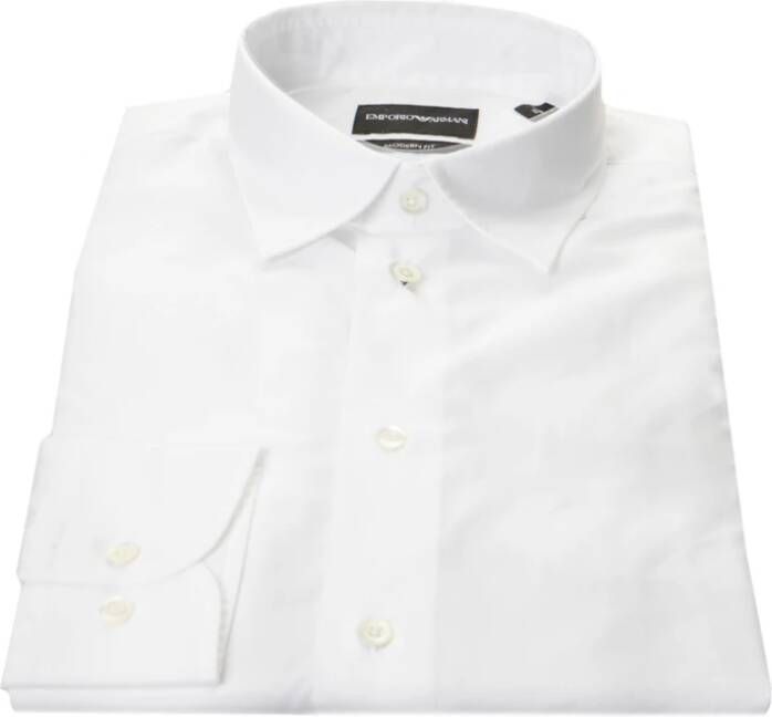 Emporio Armani Formal Shirts Wit Heren