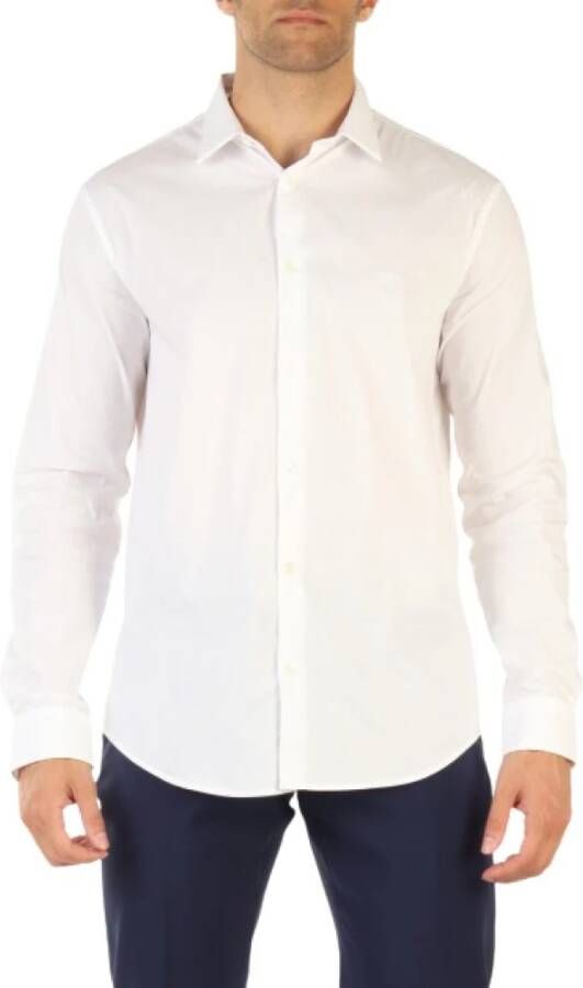 Emporio Armani Formal Shirts Wit Heren