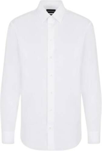 Emporio Armani Formal Shirts Wit Heren