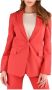 Emporio Armani Katoenen blazer jas voor casual look Red Dames - Thumbnail 1