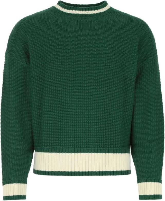 Emporio Armani Gebreide kleding Groen Heren