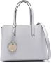 Emporio Armani Getextureerde Tote Bag met Logo Stempel Grijs Dames - Thumbnail 1