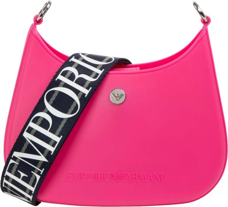 Emporio Armani Elegante en veelzijdige hobo-tas voor dames Pink Dames