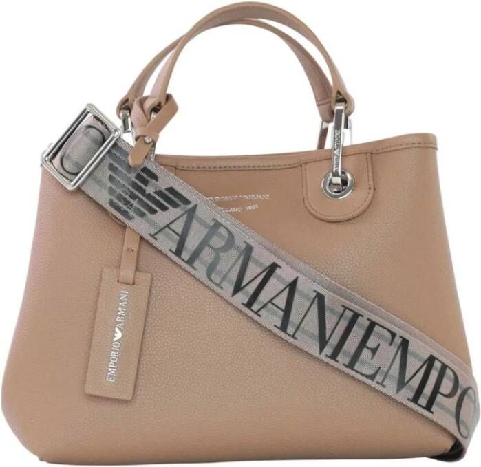 Emporio Armani womens handbag cross-body messenger bag Beige Dames