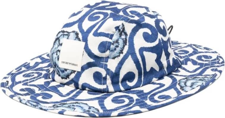 Emporio Armani Hats Blauw Heren