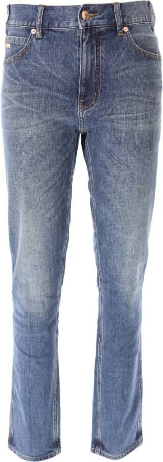 Emporio Armani Heldere Blauwe Jeans Blauw Heren