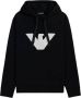 Emporio Armani Zwarte Hoodie voor Heren Gezellig en Stijlvol Black Heren - Thumbnail 1