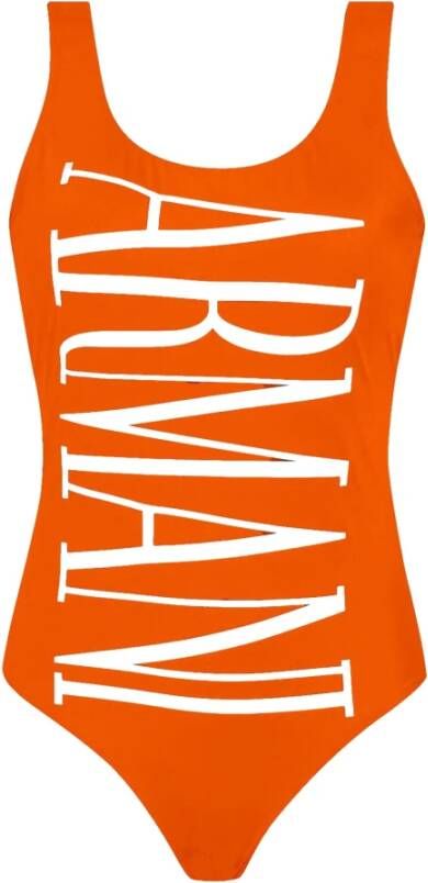 Emporio Armani Iconisch zwemkostuum Oranje Dames
