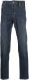Emporio Armani Donkerblauwe Slim Fit Jeans met Metalen Logo Blauw Heren - Thumbnail 1