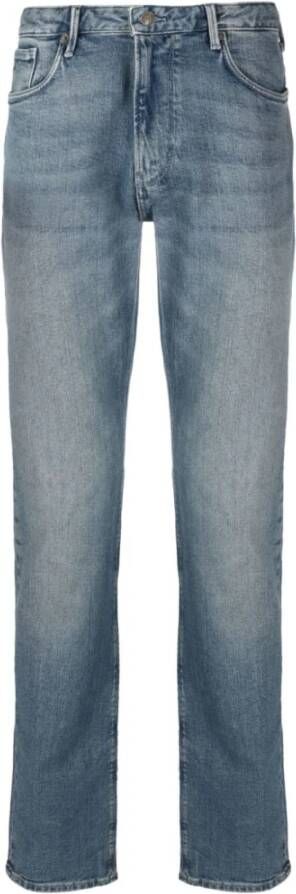 Emporio Armani J061 Jeans 99% Katoen 1% Elastaan 5 Zakken Blauw Heren