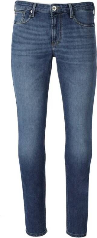 Emporio Armani J06 Slim Fit Medium Blue Jeans Blue Heren