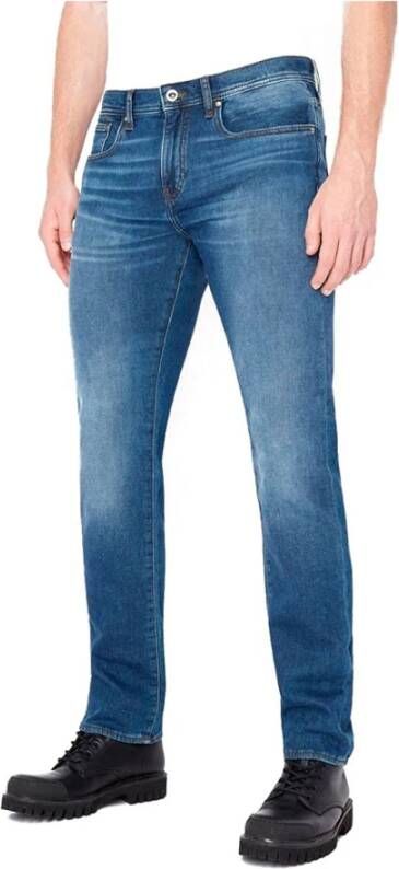Emporio Armani Blauwe Jeans Blue Heren