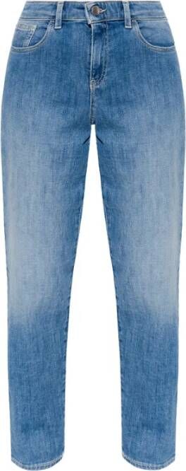 Emporio Armani Slim-fit Denim Jeans Blue Dames