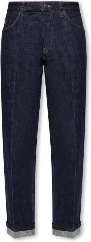 Emporio Armani Tijdloze Straight Fit Jeans Blue Heren