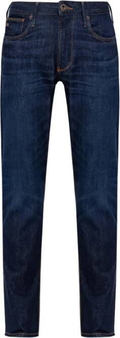 Emporio Armani 5 Pockets Pant Denim Blauw Heren