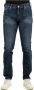 Emporio Armani Blauwe Stonewashed Jeans met Logo-Patch Blauw Heren - Thumbnail 3