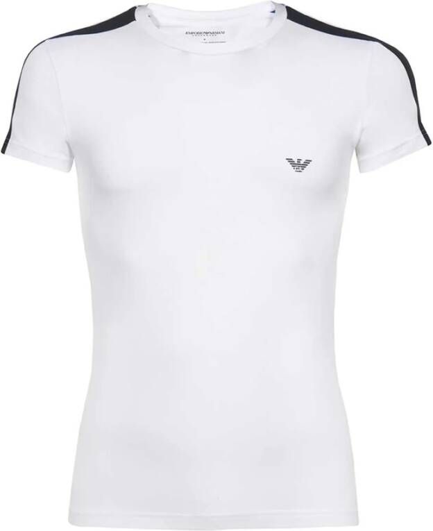 Emporio Armani Katoenen T-Shirt White Heren