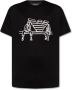 Emporio Armani Zwarte heren T-shirt met korte mouwen en maxi logo Black Heren - Thumbnail 1