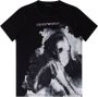 Emporio Armani Zwart portret T-shirt in lichte jersey Black Heren - Thumbnail 1