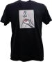 Emporio Armani Heren Zwarte Bedrukte T-shirt Black Heren - Thumbnail 1
