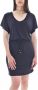 Emporio Armani Korte jurk v -neck stretch Zwart Dames - Thumbnail 1