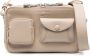 Emporio Armani Leren Bruine Bicolor Schoudertas Brown Dames - Thumbnail 1