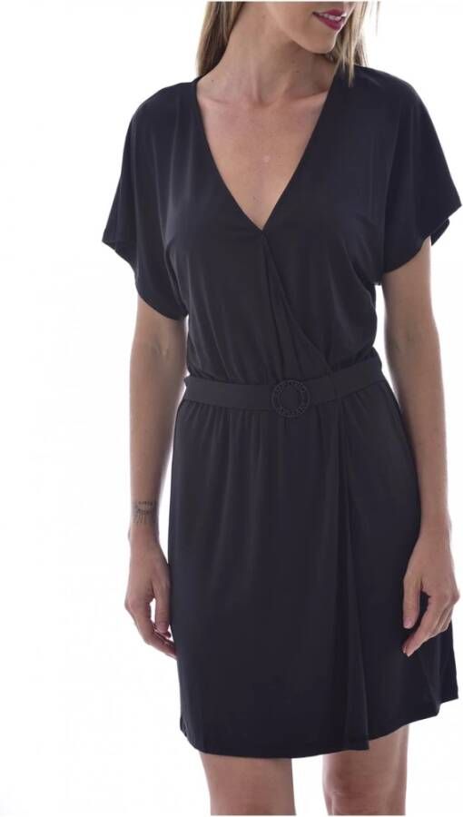 Emporio Armani Krullende jurk Zwart Dames