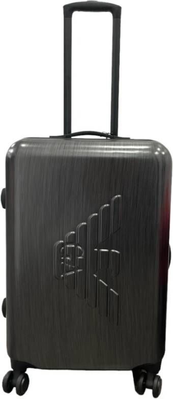 Emporio Armani Large Suitcase Zwart Heren
