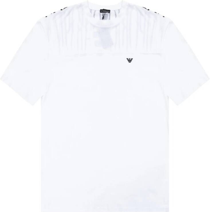 Emporio Armani Logo T-Shirt White Heren