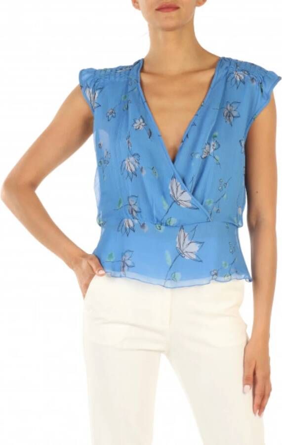 Emporio Armani Long Sleeve Tops Blauw Dames